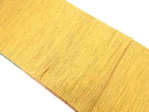 リサイクル　節紬霞模様織り出し袋帯